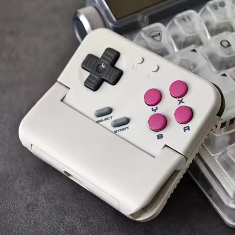 Taco Wireless Game Controller NES/GBA Emulator Retro Mini Portable Clip-on Handheld Console for Andr