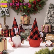 PRESTONRY Gnome Faceless Doll Ornaments, Merry Christmas 7 Letters Alphabet Standing Gnome, Portable