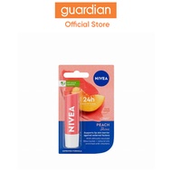 Nivea Peach Shine Lip Balm, 4.8g