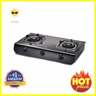 เตาแก๊สตั้งโต๊ะ 2 หัวแก๊ส MEX PC727CBTABLE TOP GAS COOKER MEX PC727CB 2G **บริการเก็บเงินปลายทาง**