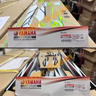 STRIPE STICKER GRAPHIC COVER SET YAMAHA 125 125Z 125ZR ORIGINAL HLY YAMAHA HITAM SKALA / BLUE BIRU D