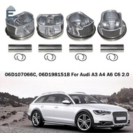 [miriam_malthus.ph]20mm Piston & Rings Set Pin for A3 A4 A6 C6 2.0 Golf / GLI / 06D107066C, 06D19815