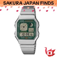 🇯🇵 CASIO CLASSIC A130WE-3AJF Military Pop Colors Digital Watch Retro LCD Green [Direct from Japan]