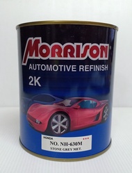 สีพ่นรถยนต์ สีรถยนต์ สีพ่นรถยนต์2k สีพ่นอะคริลิค MORRISON มอริสัน 2K (HONDA) No.NH-630M STONE GREY M