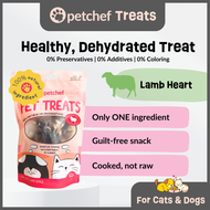 Petchef Treats 50g Pack - Single Ingredient Dehydrated Treats - 100% Natural - For Cats & Dogs