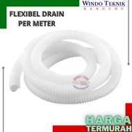 FLEXIBLE DRAIN PER METER | SELANG PEMBUANGAN AC | SELANG DRAIN | SELANG AIR MESIN CUCI | SELANG AIR