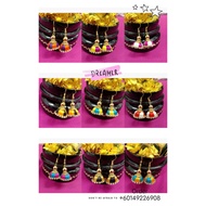 Jhumka / Silk thread Jhumka / Indian earrings / earring for saree / Bollywood Earrings / Indian fash