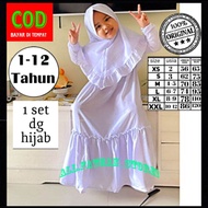 GAMIS HITAM DAN PUTIH ANAK PEREMPUAN USIA 1-12 TAHUN MURAH