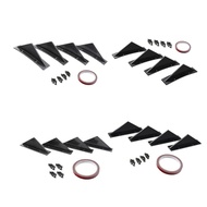 Spoiler Lips, Shark Patterned, Bumper Diffuser, Canard Diffuser ,Splitter , for
