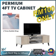 4 FT TV Cabinet / TV Media Storage Cabinet / Rak TV / TV Bench Modern / Kabinet TV / Multi-functiona