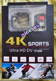 4K 運動攝影機 4K Sports Ultra HD DV Action Camera 防水
