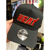 LJS CAPGAMING ONLINE SHOP NEWERA 9FORTY A-FRAME NBA MIAMI HEAT (TRUCKER HAT)