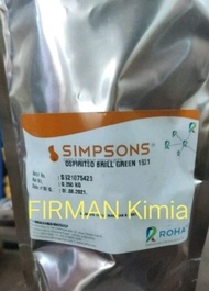 Pewarna minyak hiijau muda /ospiritso brill green-1621 merek simpsons 250gr