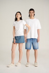 McJeans เสื้อยืดแขนสั้นผู้ชาย ทรงโอเวอร์ไซส์ คอกลม MTSZD01