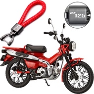 2023 Motorcycle Alloy Keychain Accessories High Quality Braided Rope Key Ring For HONDA CT125 CT 125