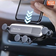 (ORI) Iniu Smartphone Gravity Car Holder Luxury Air Vent - R11