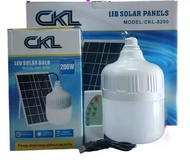 หลอดไฟและแผงโซล่าเซลล์ CKL-8200(200w)แผงโซล่าเซลล์และหลอดไฟ Led หลอดไฟขนาด-ann-Home