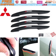 【Local Warehouse】【4Pcs/Set】Car Door Guard For MITSUBISHI Universal Type High Elasticity PVC For Adve