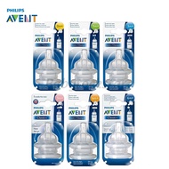 Philips AVENT 2PCS Classic Teat Puting Botol Avent Classic Original Classic Teat Puting Botol Bayi P
