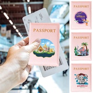 Sarung pasport kotak pasport sarung pelindung pasport perjalanan sesuai untuk lelaki dan perempuan b