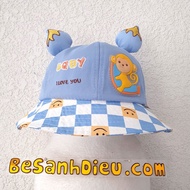 [under 5 years old] Brim hats for boys and girls made in Vietnam, high quality, beautiful, head circ