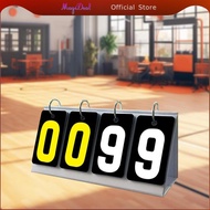 MagiDeal Flip Score Board Score Keeper Digital Scorer 4 digits Score Flipper for Outdoor