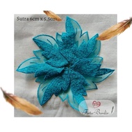 SILK, Leaf motif accessory embroidery Nose Ring Fake Nose Ring Fake Piercing Fake Nose Piercing