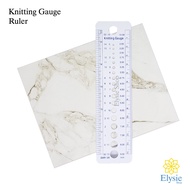 Knitting Gauge Plastic Ruler - Plastic Knitting Ruler