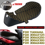 Motorcycle Rear Trunk Protector Liner Compartment Pad For Yamaha X-Max 250 Xmax 125 300 400 XMAX250 XMAX300 Seat Storage Box Mat