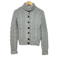 Akris Cardigan Sweater cashmere gray blue Women Long sleeves Direct from Japan Secondhand