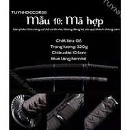 Kệ và Katana Nhật Gỗ kiếm gỗ Mã hợp tập luyện và decor trang trí phòng dài 104cm (Không làm bằng kim