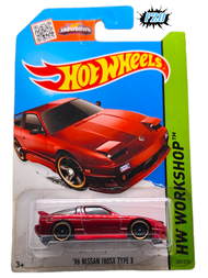 Hot Wheels 96 Nissan 180 SX Type X Red