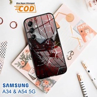 Softcase Glass Kaca SAMSUNG A34 & SAMSUNG A54 (5G) - Case Handphone SAMSUNG A34 & SAMSUNG A54 (5G) [