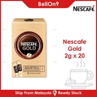 [BeliOn9] NESCAFE Gold Coffee Stick Box 20 x 2g (EXP Date: 20 Oct 2024)