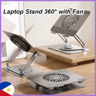 Laptop Stand 360 Adjustment With Fan Laptop Cooler Laptop Carbon Steel Laptop Stand