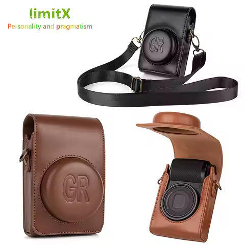 Retro PU Leather Camera Bag Hard Case For Ricoh GR II III IIIx GRII GRIII GRIIIx GR2 GR3 GR3x Camera