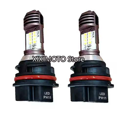LED White Head Light 2PCS For Honda DIO Z4 54 55 56 57 61 62 63 Headlight Bulb Led Headlight Lamp PH