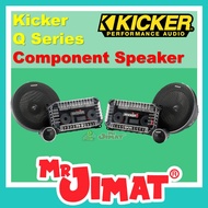KICKER Q-CLASS QS -SERIES 6.75 INCH COMPONENT SPEAKER WITH CROSSOVER, 41QSS674
