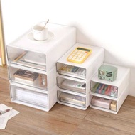 E7 Desop 1 Transparent Storage Box Stack Combination Portable Cabinet Drawer Type Office File