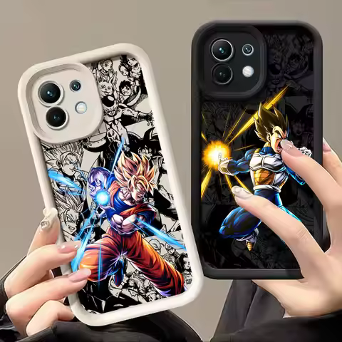 Dragons Balls Gokus Vegeta Silicone Case For Xiaomi 15T 14T 13T Pro 15 Ultra 17Pro Max Poco F7 X7 X6