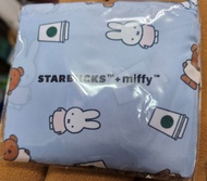 กระเป๋าผ้าพกพาสตาร์บัค Starbucks + miffy **ของแท้**