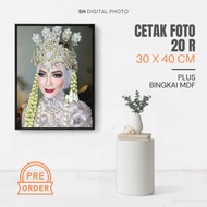 Photo Print 20R 30x40 12R 20x30 MDF Wood Frame Premium Durable Wall Decoration