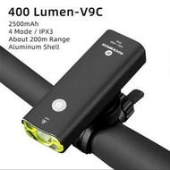 Rockbros V9C LED Bike Light - 400LM 400 lumen