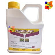 ￼4L Farmco-K40  / MCPA-Potassium 40% / Racun Keladi Agas / Sesuai guna pada padi / NU 40K /Fezone  4