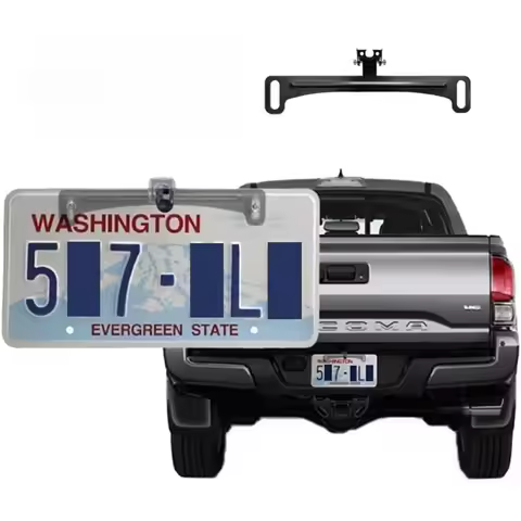 Car Rear View Camera License Plate Bracket Kit Holder DVR Mirror Camera License Plate Frame For Back