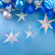 WUUJIA+ | Star-shaped Tassel Party Decorations Iridescent Film