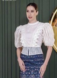 Carisa เสื้อลูกไม้แบรนด์พรีเมี่ยม ผ้านิ่มใส่ออกงาน ลูกไม้สวยมากๆ