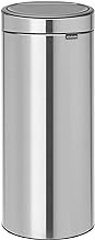 Brabantia 115462 Fingerprint Proof Touch Bin, 30L, Matt Steel