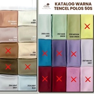 Erina Boutique. KAIN METERAN SUTRA BAMBOO 50S ORGANIC POLOS LEBAR 250 CM WARNA SAGE GREEN COFFE GREY