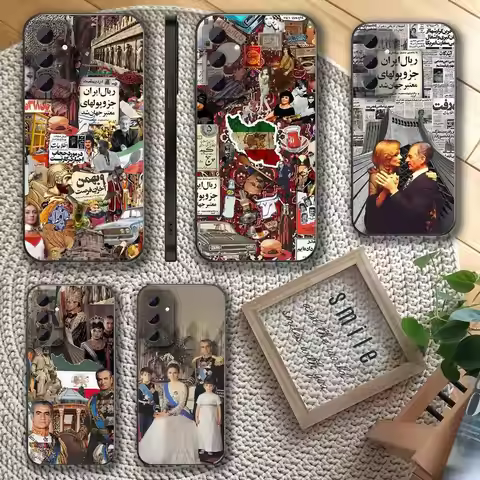 History I-Iran Shah Art Phone Case For Samsung S 25,24,23,22,30,21,10,9,Ultra,Plus,Lite,FE,4,5 G Sof